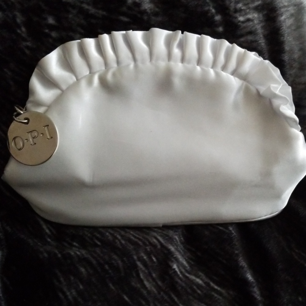 OPI satin cosmetic mini travel bag